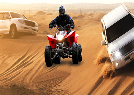 Morning Desert Safari with ATV Quad Bike Riding